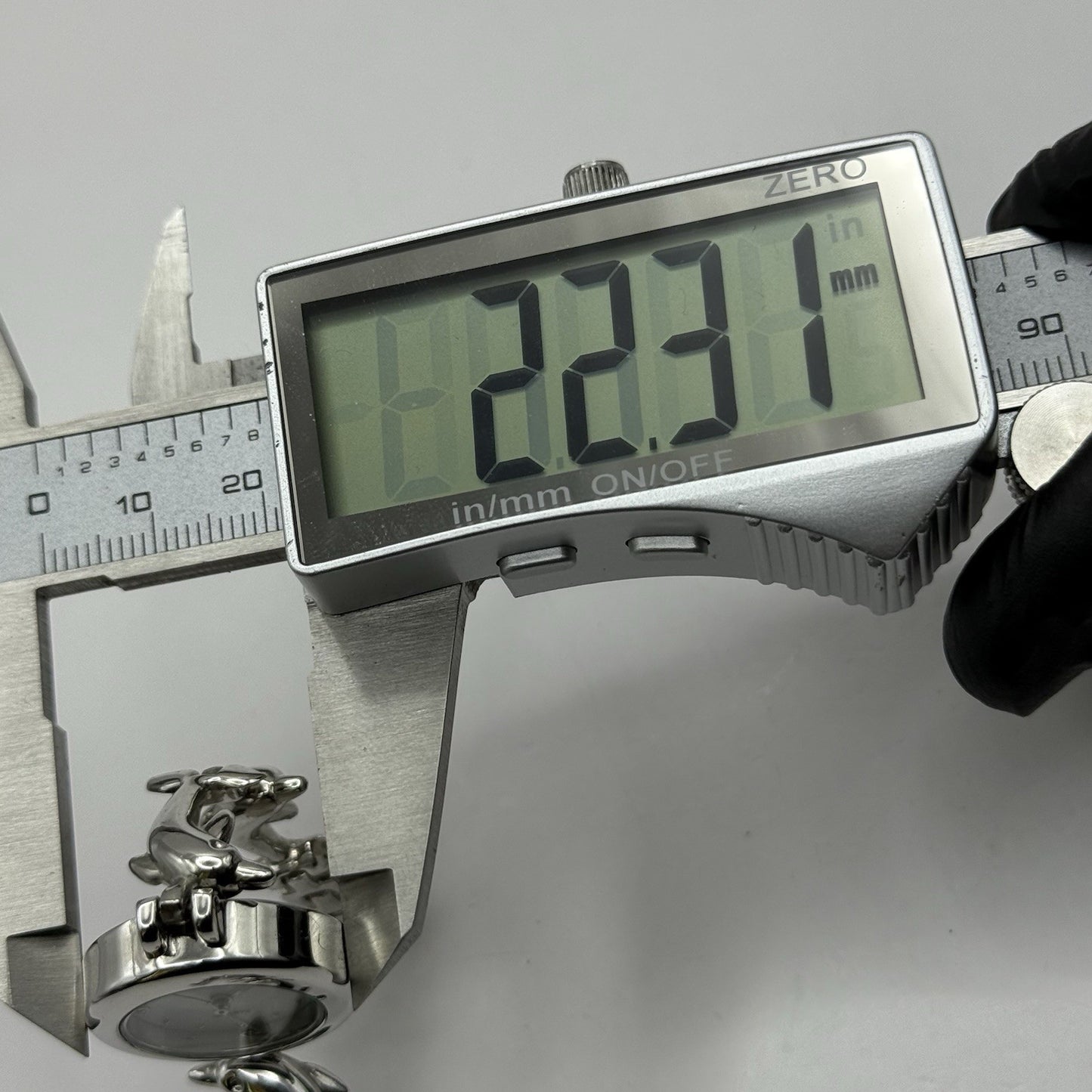 22mm Working Ladies Carvel Dolphin Stainless Steel Quartz Watch 5.75 Inches