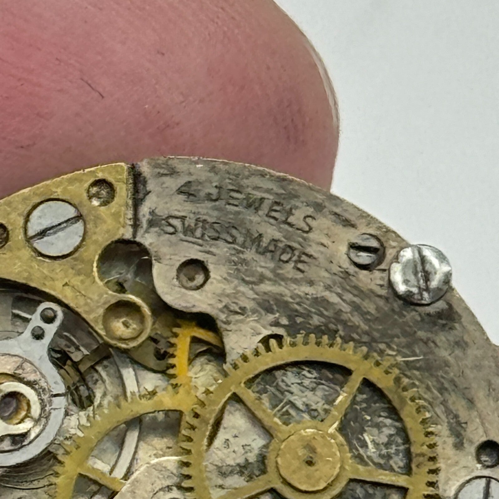 23.9mm Oris Cal 292 Swiss 4 Jewel Manual Wind Watch Movement Swiss Vintage PARTS