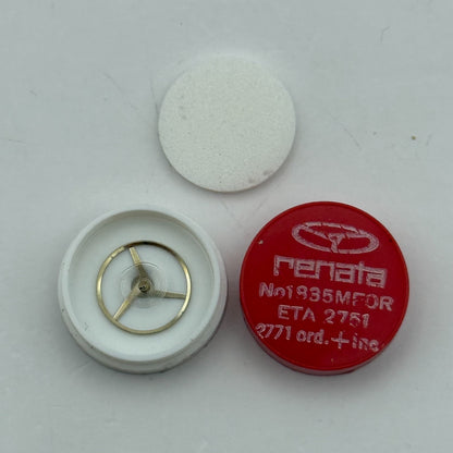 ETA 2751 2771 Balance Complete Ord. + Inca Renata 1835 M Watch Movement Parts