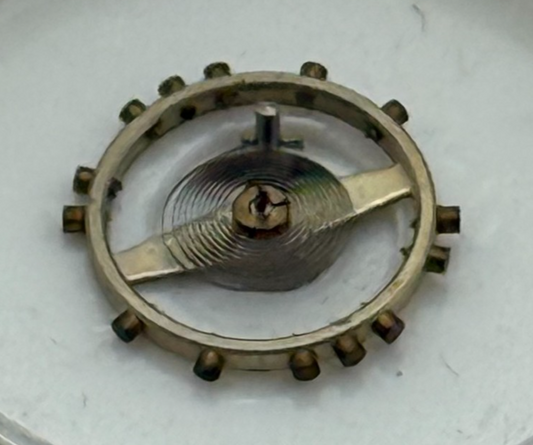 FEF 270 Balance Wheel Complete And Spring 5 1/4’’’ 173 M Watch Movement Parts 