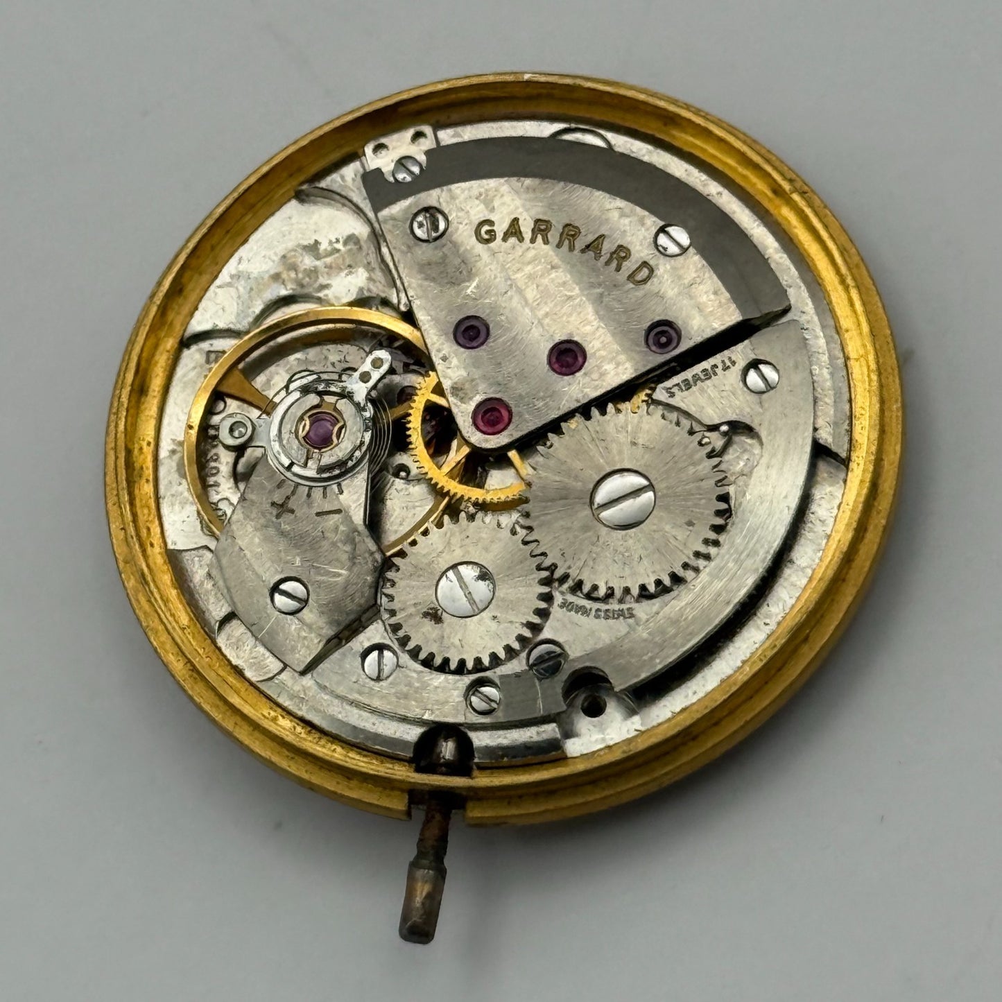 ETA 2391 Watch Movement Garrard Manual Wind Vintage Swiss Parts Repair 29.3mm