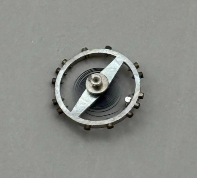 Peseux 120 Balance Wheel Complete And Spring 5¼’’’ 276 M Watch Movement Parts 