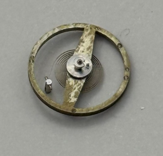 FHF 60 Balance Wheel Complete And Spring 5¾–8’’’ 200 M Watch Movement Parts NOS