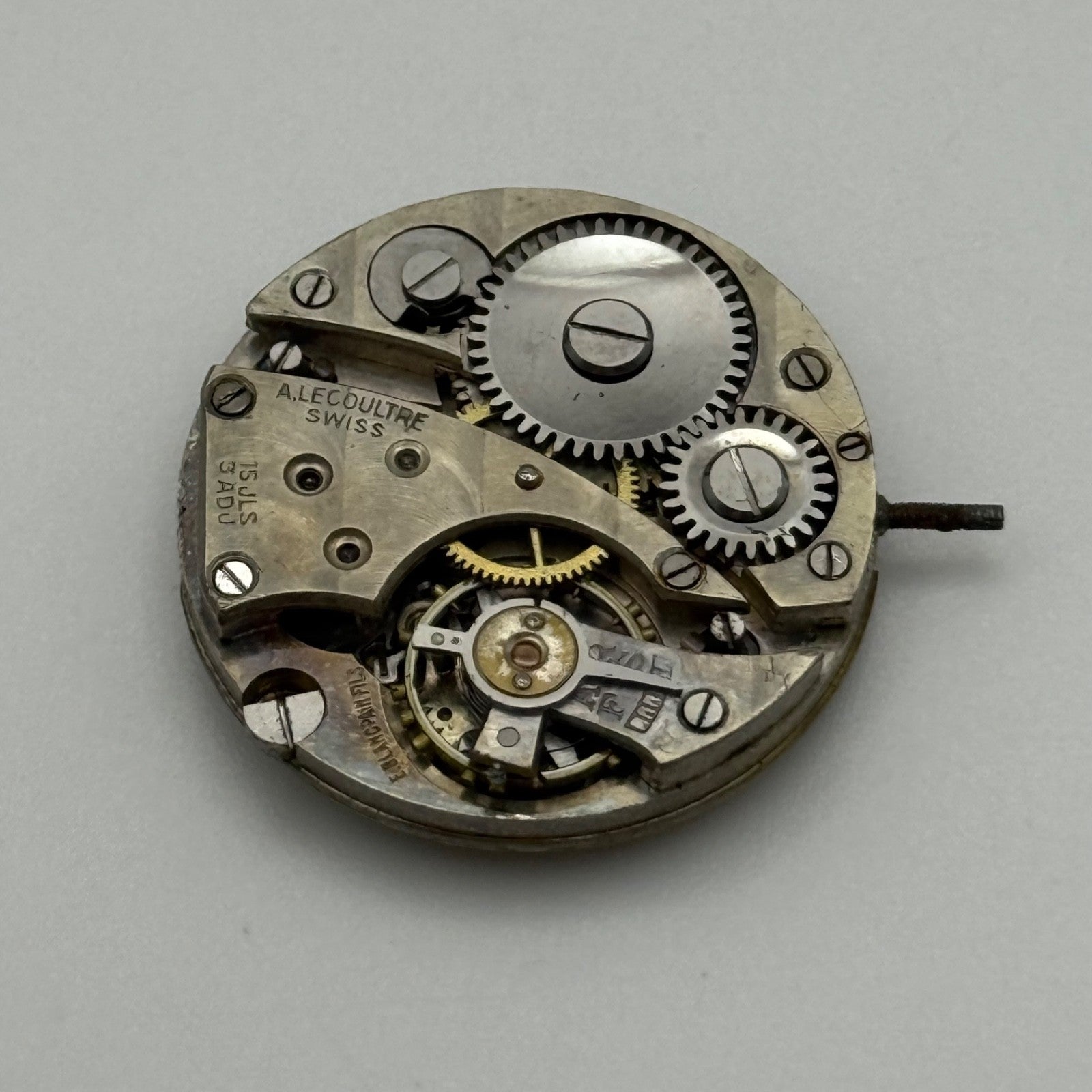 A Lecoultre E Blancpain Fils Watch Movement Manual Wind Vintage Parts 23.6mm