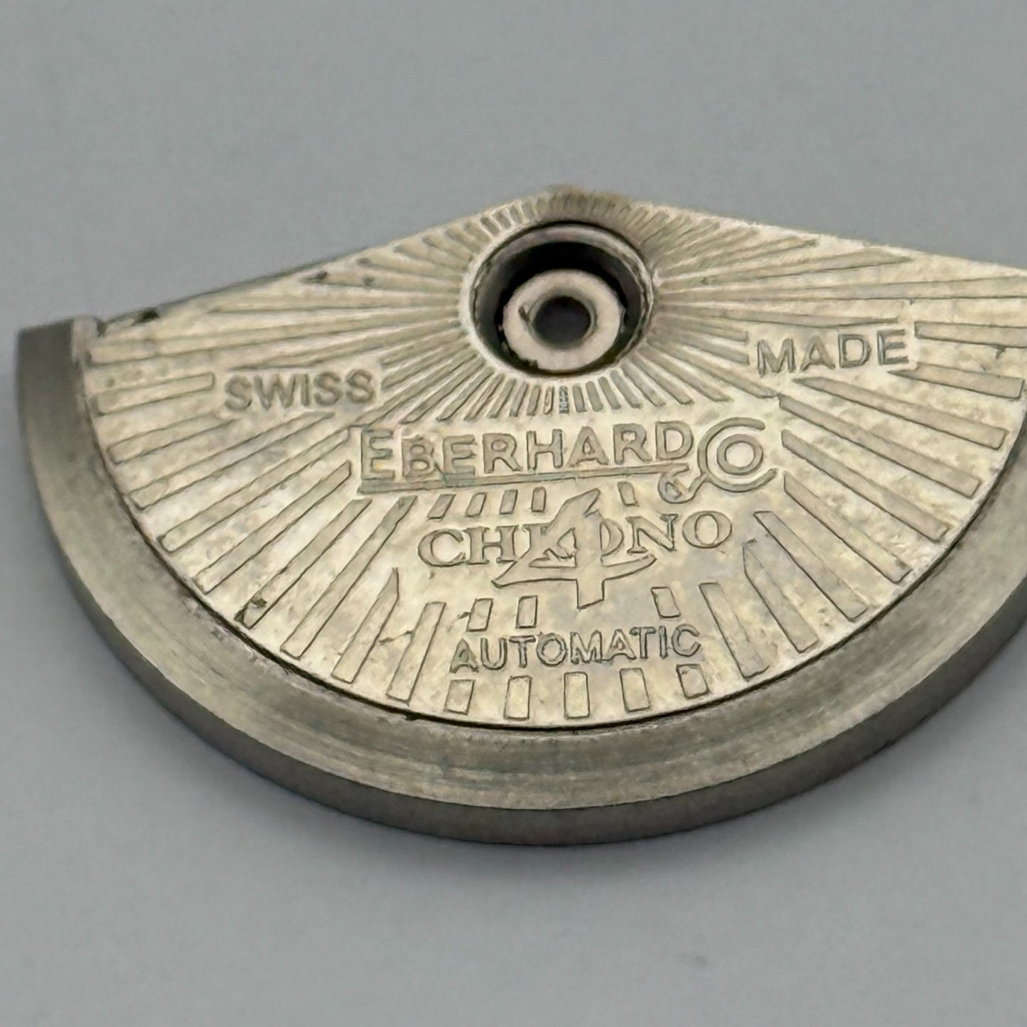 Eberhard Chrono 4 Automatic Rotor Vintage Parts Repair 25.5mm