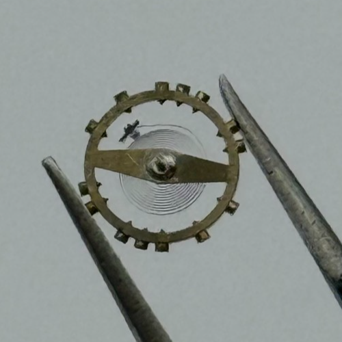AS 976 1012 Balance Wheel Complete And Spring Inca 532 M Watch Movement Parts