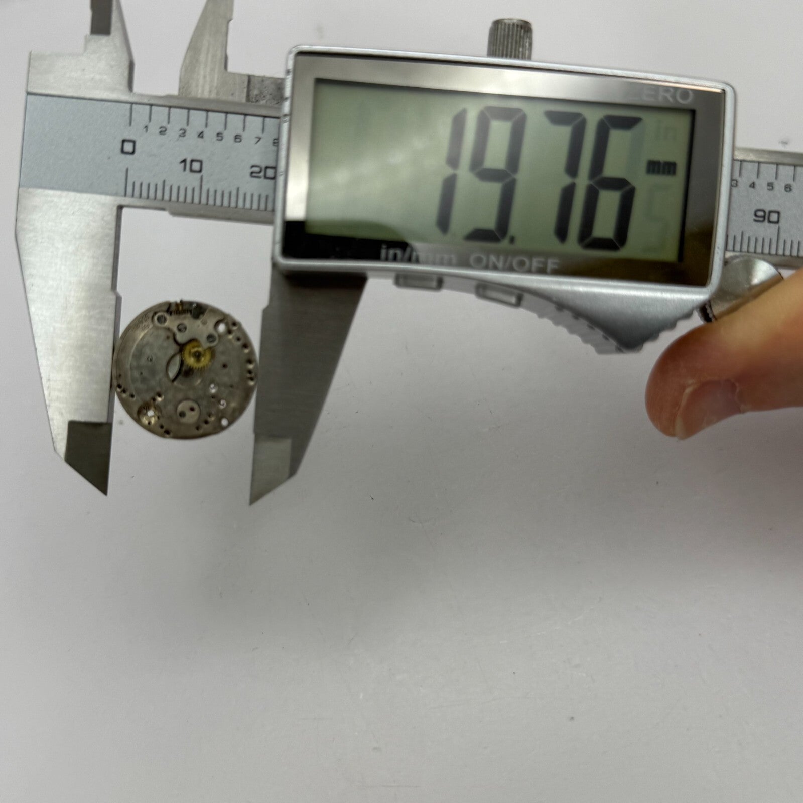 19.7mm Vintage FHF Patent 51482 Swiss Manual Wind Watch Movement PARTS REPAIR