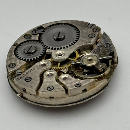 23.6mm AS A Schild 15 Jewels Nice Dial Manual Wind Swiss Watch Movement PARTS