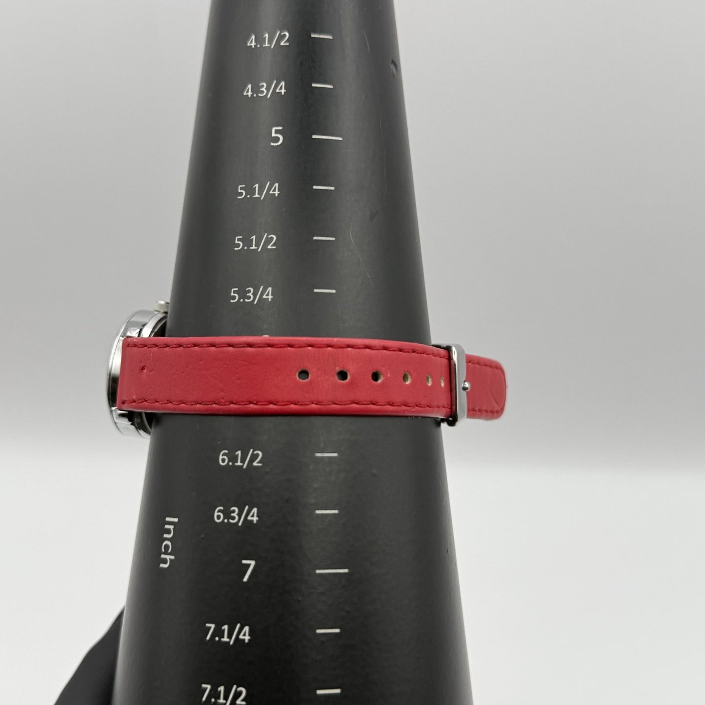 D for Diamond Unisex Kids Time Teacher Quartz Watch Red Strap Japan Working 23mm