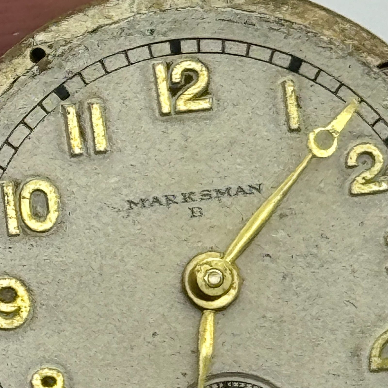 23.6mm Vertex V.W Marksman Manual Wind Swiss Made 15 Jewels Watch Movement PARTS