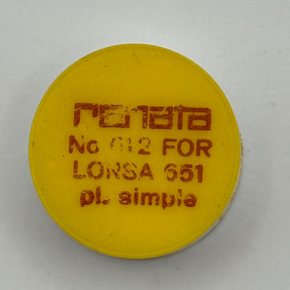 Lorsa 651 Balance Wheel Complete And Spring Simpla 612 Watch Movement Parts NOS