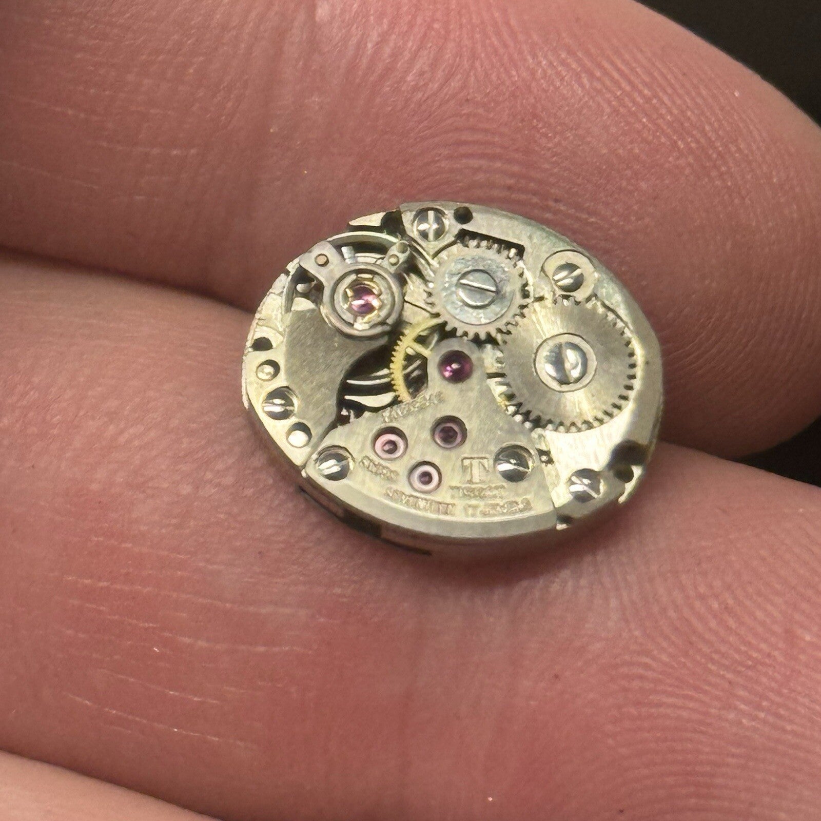 22mm Ladies Manual Wind Tissot Stylist Grey Dial Watch NON WORKING