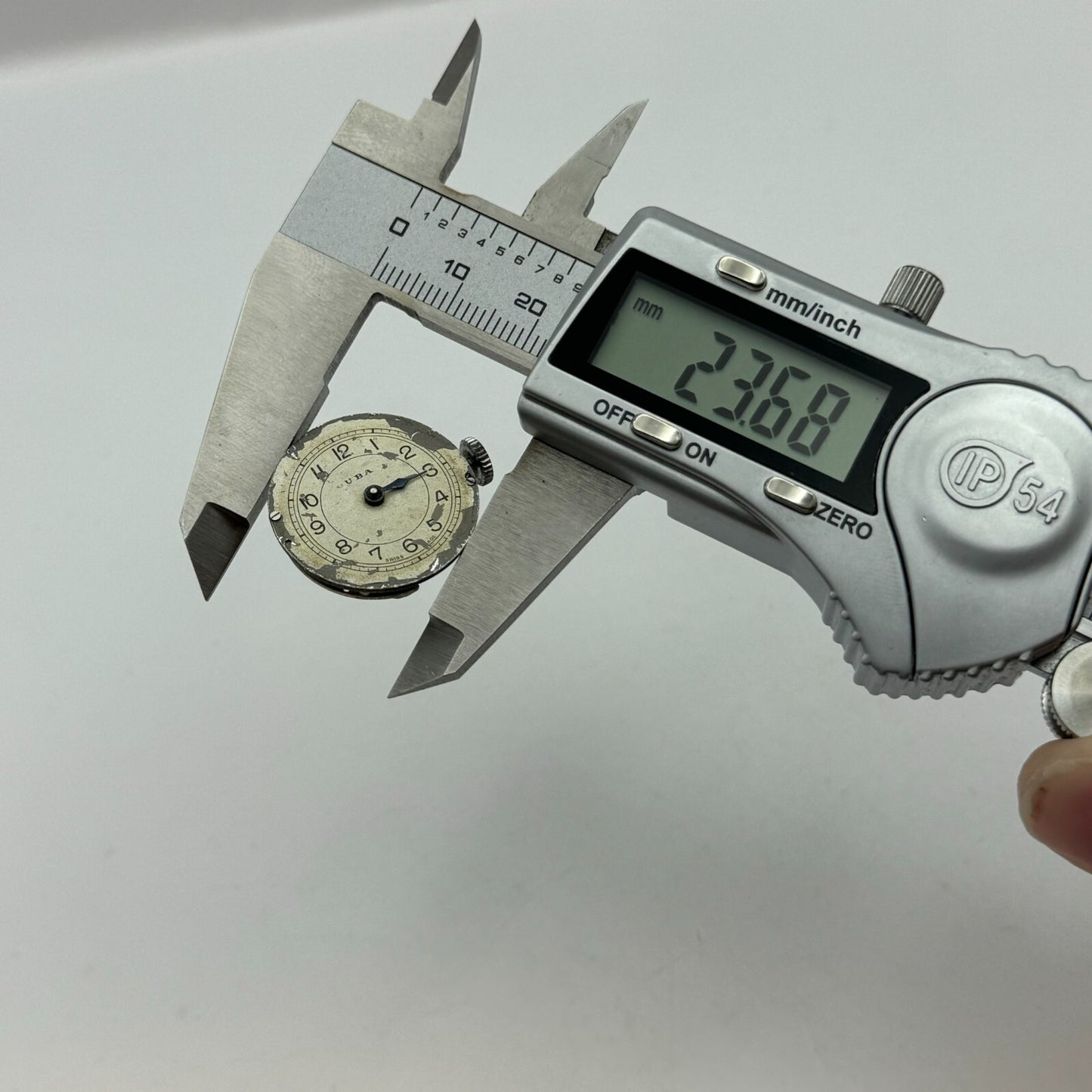 23.6mm Men's Uba Marvel Importing Corporation Manual Wind Watch Movement PARTS