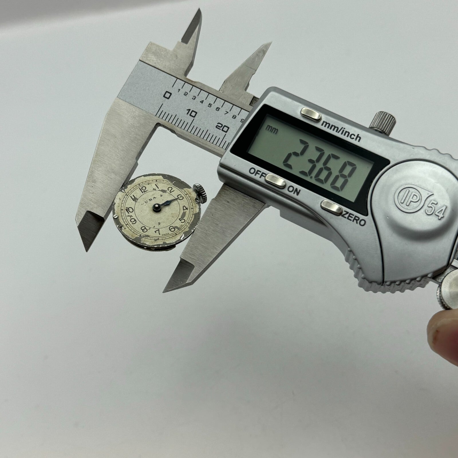 23.6mm Men's Uba Marvel Importing Corporation Manual Wind Watch Movement PARTS