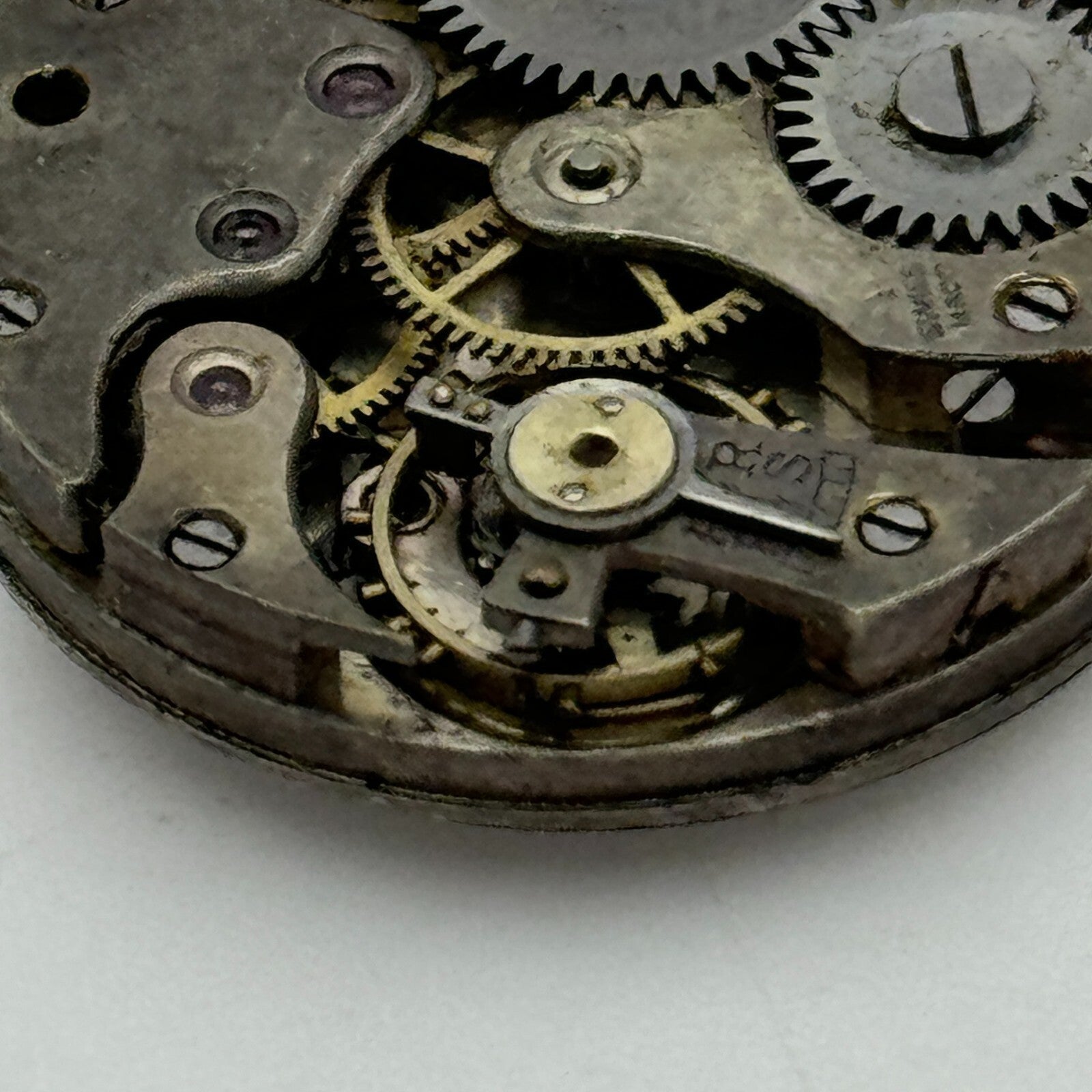 24.8mm Swiss Porcelain Dial Red 12 Trench Manual Wind Watch Movement PARTS