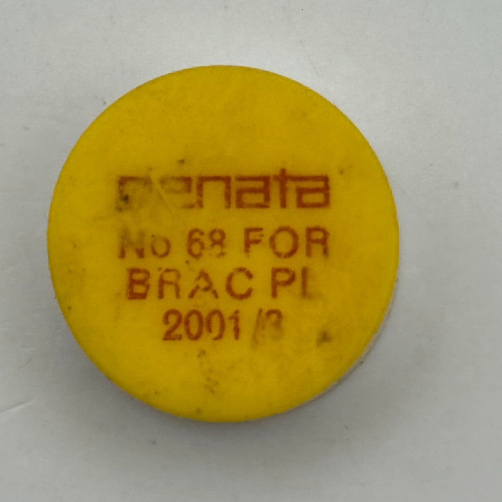 Brac 2001/3 Balance Wheel Complete And Spring   68 Renata Watch Movement Parts  