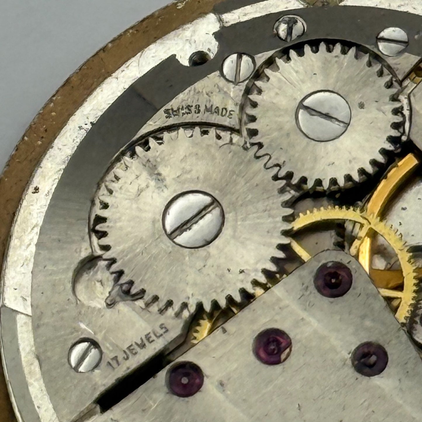 ETA 2391 Watch Movement Garrard Manual Wind Vintage Swiss Parts Repair 25.9mm