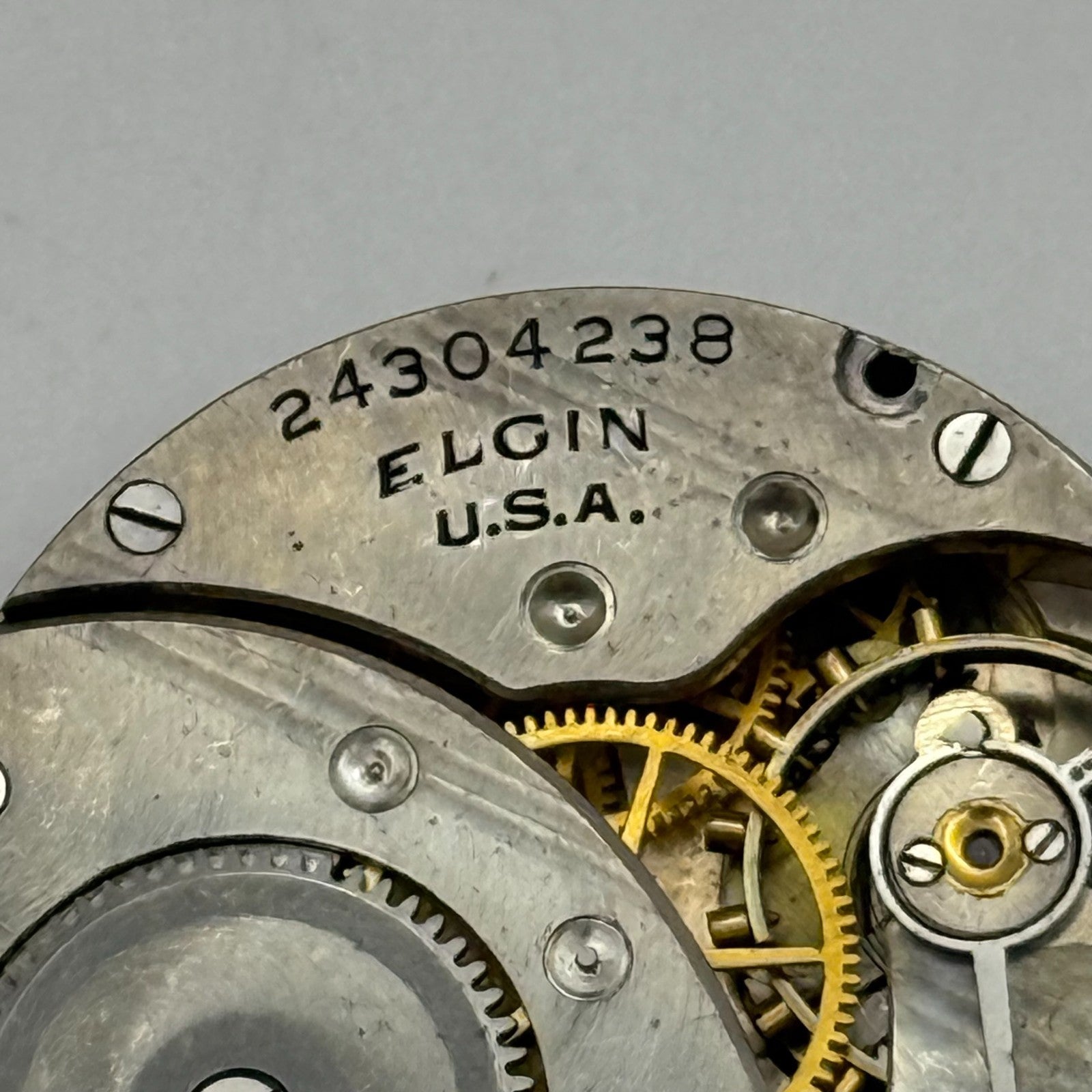 1921 Antique 3/0s Elgin 463 Model 3 American Watch Movement PARTS REPAIR SPARES