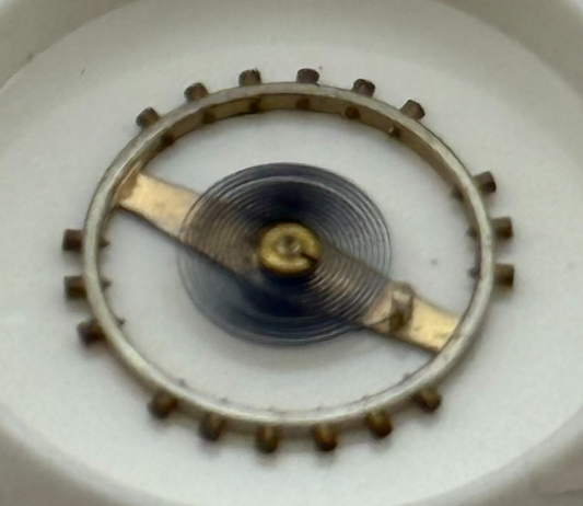 Peseux 180 Balance Wheel Complete And Spring 10 1/2''' 280 Watch Movement Parts 