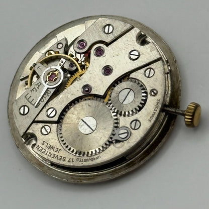 OM 116 Watch Movement Jesby Running Manual Wind Vintage Parts 25.8mm
