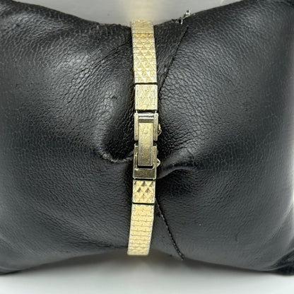 16mm Vintage Bulova Ladies Gold Plated Swiss Manual Wind Watch PARTS / REPAIR