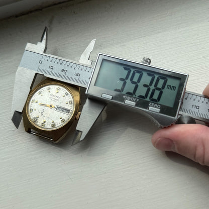 37mm Men's Vintage Sekonda USSR AU10 Automatic 26 Jewels Date Watch PARTS REPAIR