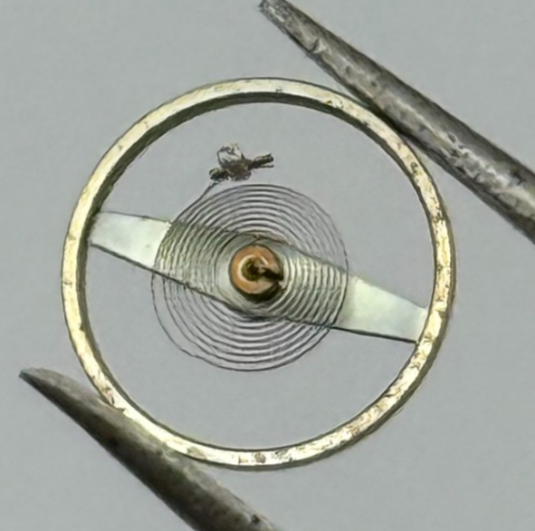 ETA 2540 Balance Complete Ord + Inca Renata 1505 M Watch Movement Parts Vintage