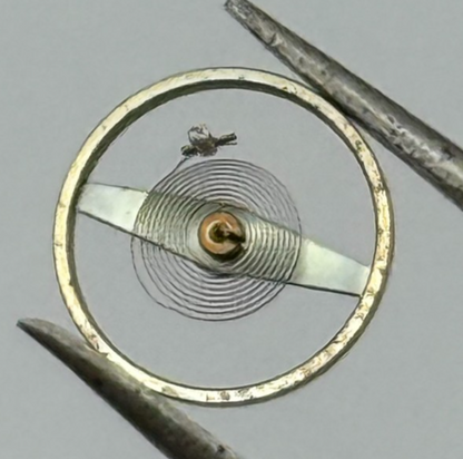 ETA 2540 Balance Complete Ord + Inca Renata 1505 M Watch Movement Parts Vintage