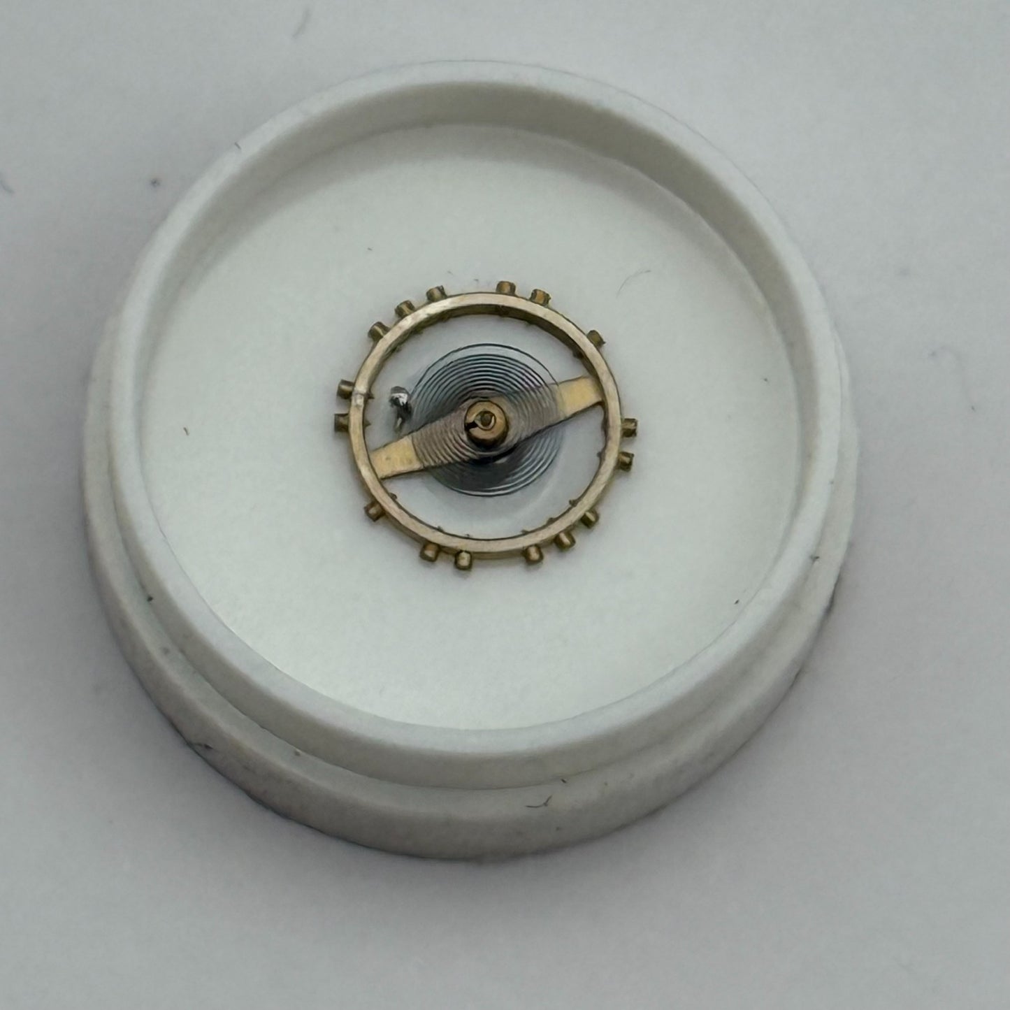 ETA 2487 Balance Wheel Complete And Spring  Ord + Inca 1269 M Watch Parts NOS