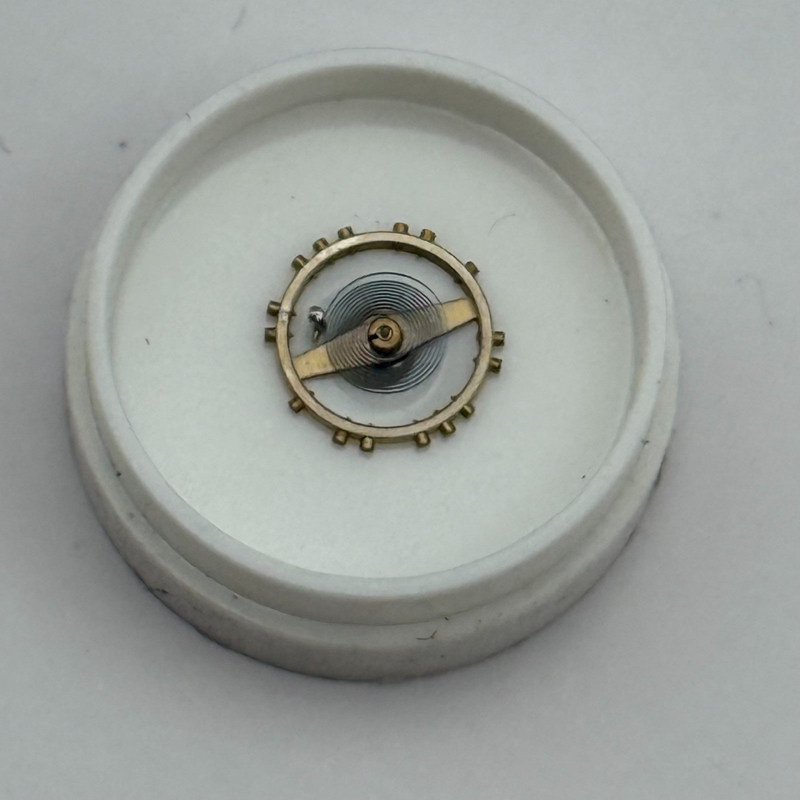 ETA 2487 Balance Wheel Complete And Spring  Ord + Inca 1269 M Watch Parts NOS