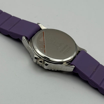Citron Ladies Quartz Watch Crystal Accents Purple Strap Working 27mm New Battery