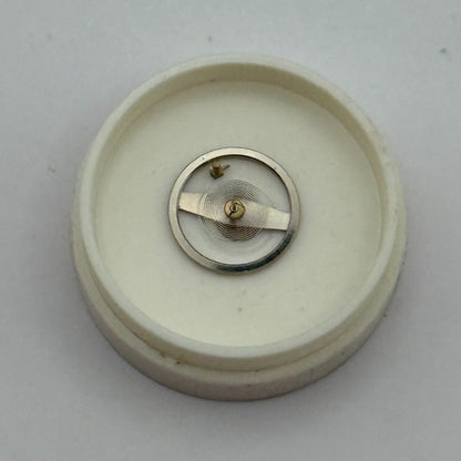 Brac 2051 Balance Wheel Complete And Spring  5¼’’’ 69 M Watch Movement Parts NOS
