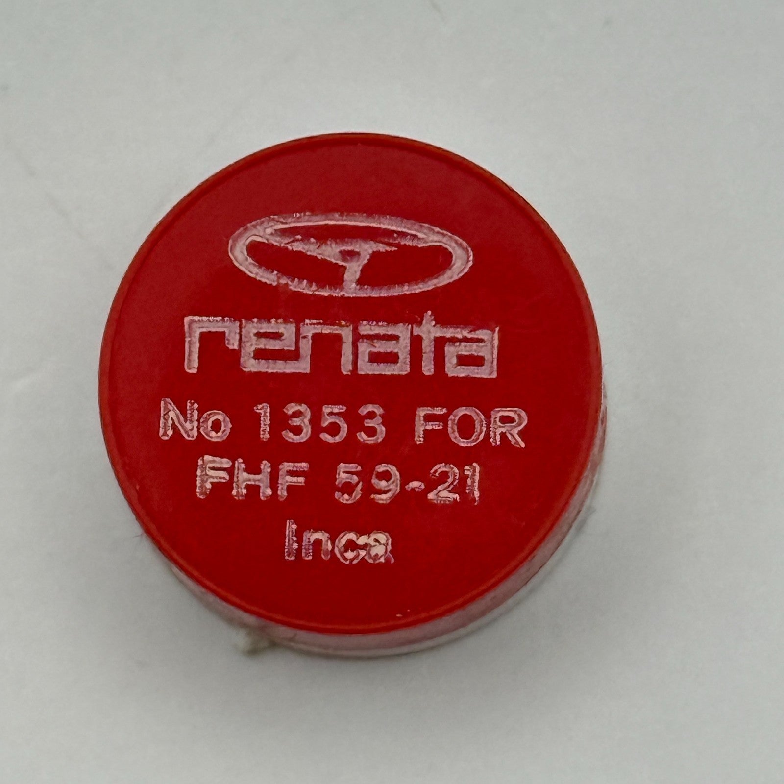 FHF 59-21 Balance Wheel Complete And Spring  Inca 1353 Watch Movement Parts NOS