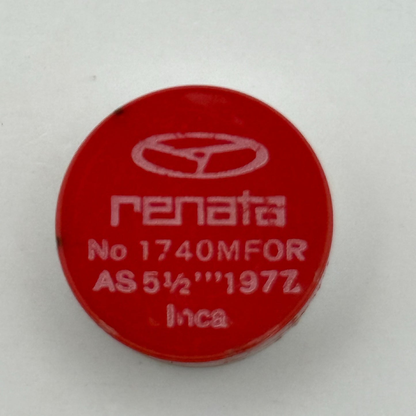 AS 1977 Balance Complete 5 1/2''' Inca Renata 1740 M Watch Movement Parts Repair