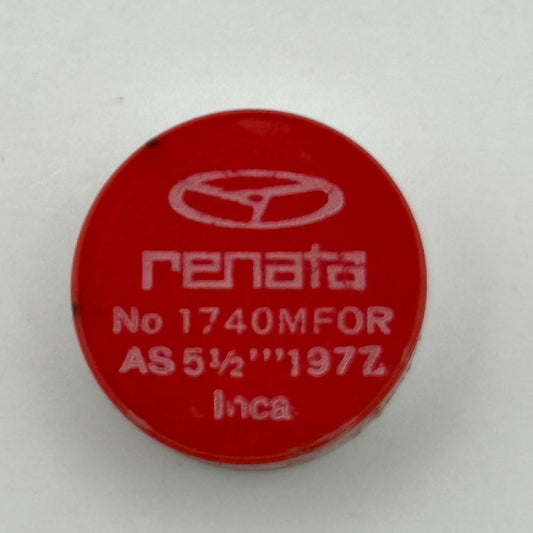 AS 1977 Balance Complete 5 1/2''' Inca Renata 1740 M Watch Movement Parts Repair