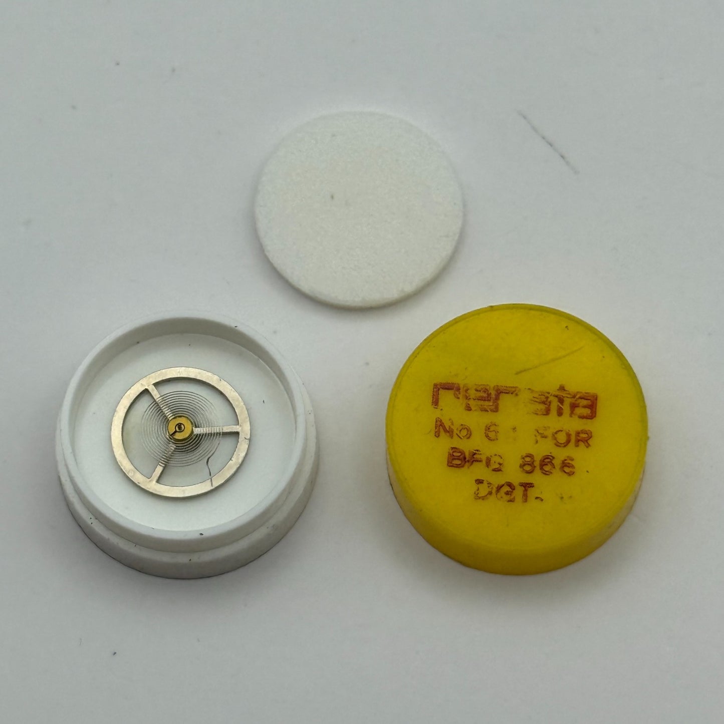 BFG 866 DGT Balance Wheel Complete And Spring 64 Renata Watch Movement Parts