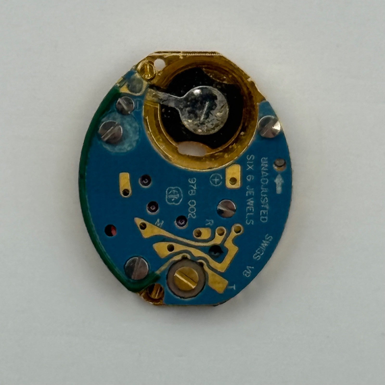 ETA 978.002 Quartz Watch Movement Incomplete Swiss Ladies Vintage Parts Repair
