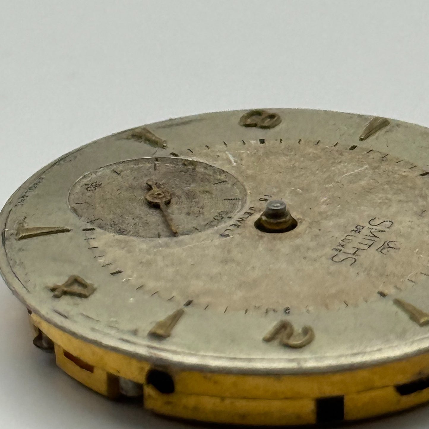 Smiths De Luxe 15 Jewels C268882 Watch Movement Manual Wind Vintage Parts 26.9mm