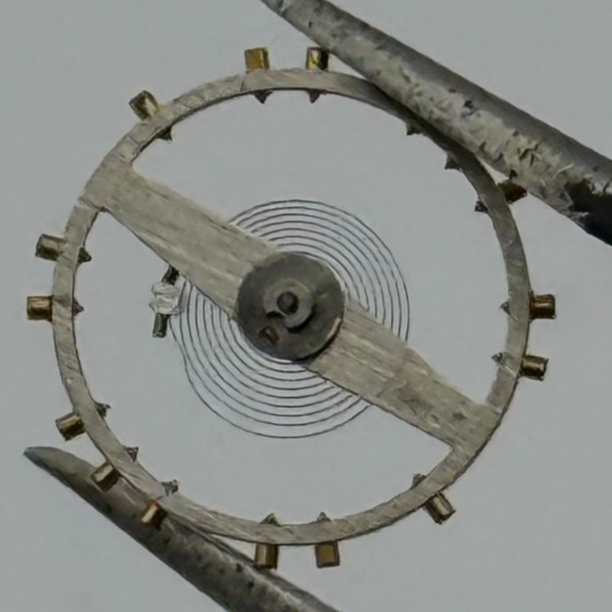 AS 1525 1526 Balance Wheel Complete And Spring  953 M Watch Movement Parts NOS