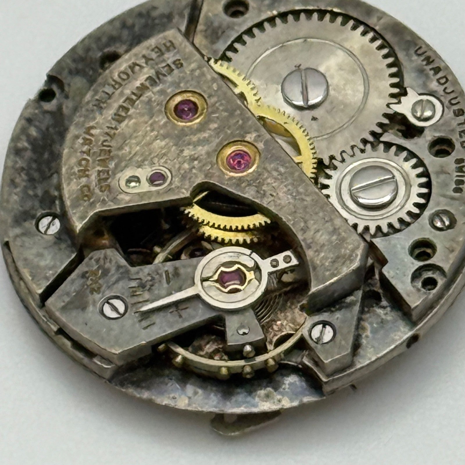 Heyworth AS 1187/94 Watch Movement Swiss Manual Wind Parts Or Repair 25.9mm