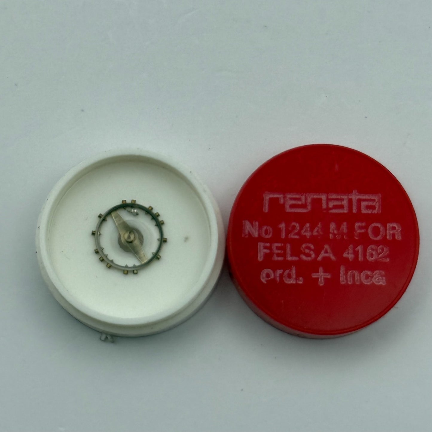 Felsa 4162 Balance Wheel Complete And Spring  1244 M Watch Movement Parts