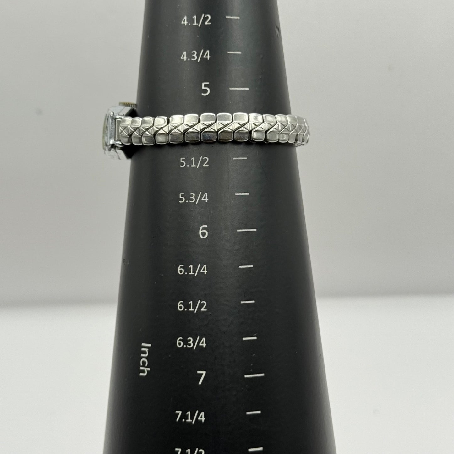 14mm Vintage Ladies Manual Wind Stainless Steel Sizor Band Watch PARTS / REPAIR