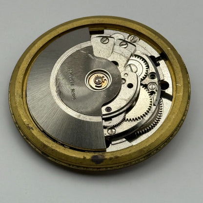 FHF 909 Automatic Watch Movement Garrard Date 25 Jewels Vintage Parts 31.8mm