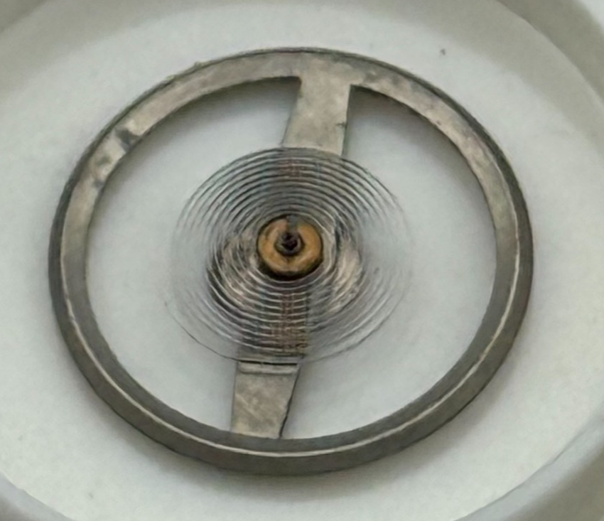 BFG 917 Balance Wheel Complete And Spring 10 1/2'''  1233 Watch Movement Parts 