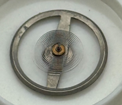 BFG 917 Balance Wheel Complete And Spring 10 1/2'''  1233 Watch Movement Parts 