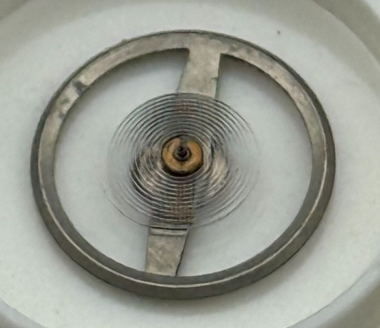 BFG 917 Balance Wheel Complete And Spring 10 1/2'''  1233 Watch Movement Parts 