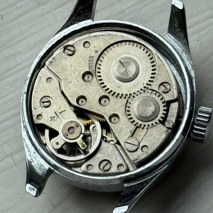 23mm Vintage Sepo De Luxe Antimagnetic Manual Wind Swiss Watch PARTS / REPAIR