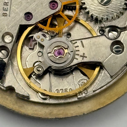 ETA 2750 Watch Movement Bernex Manual Wind Vintage Swiss Parts Repair 25.8mm