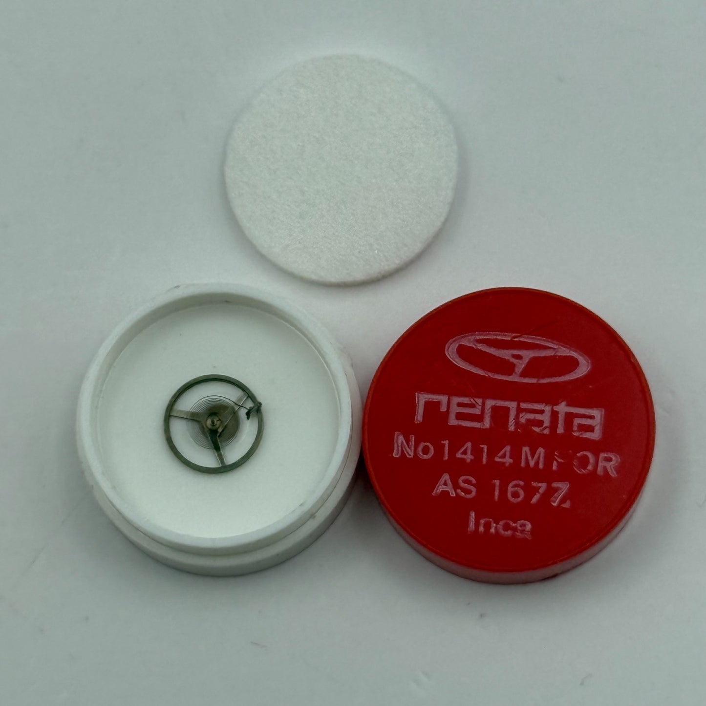 AS 1677 Balance Wheel Complete And Spring Inca 1414 M Watch Movement Parts NOS