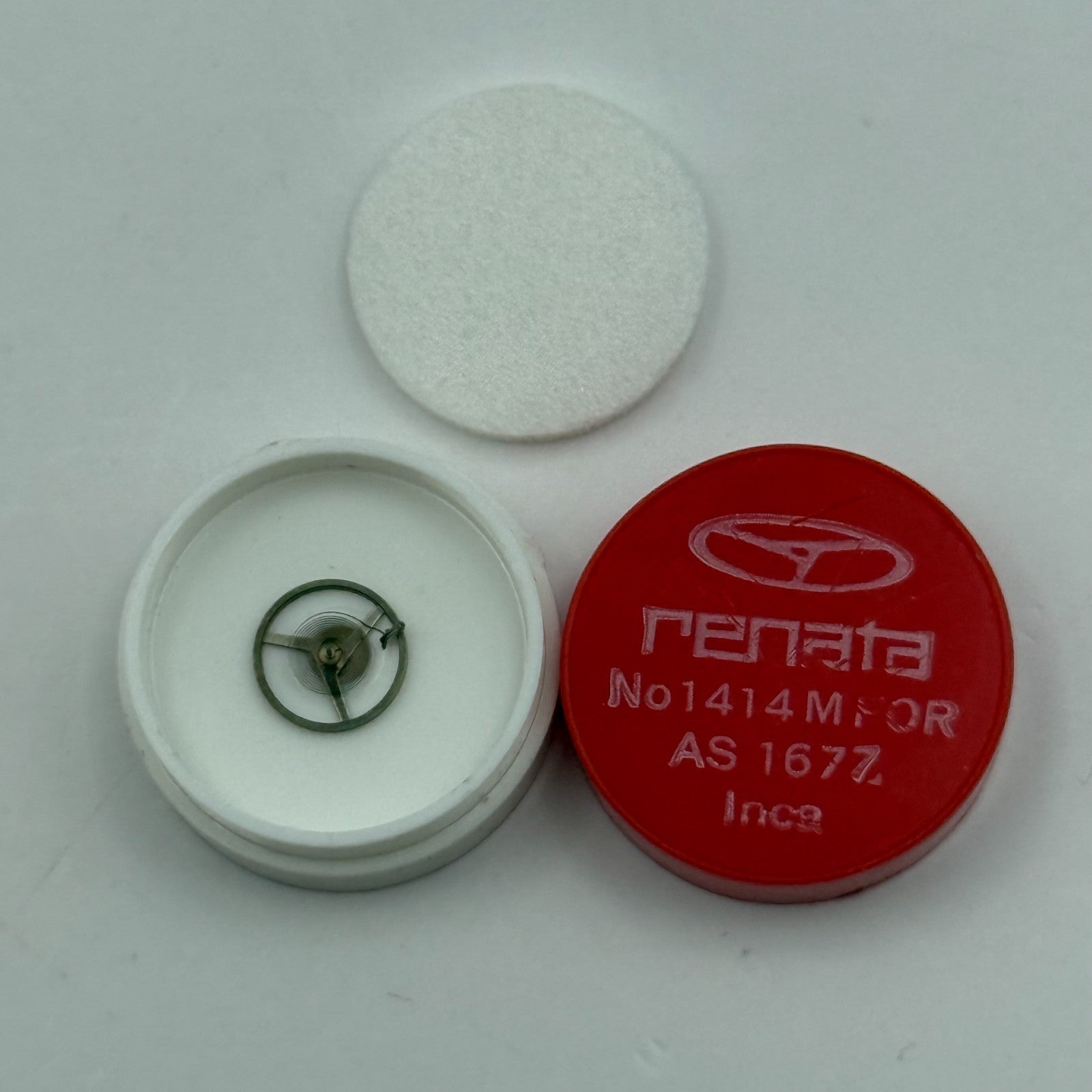 AS 1677 Balance Wheel Complete And Spring Inca 1414 M Watch Movement Parts NOS